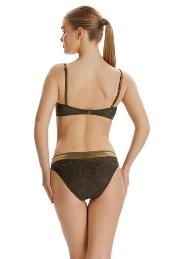 ZEKİ Zeki Luminoro Desenli Bikini Takımı