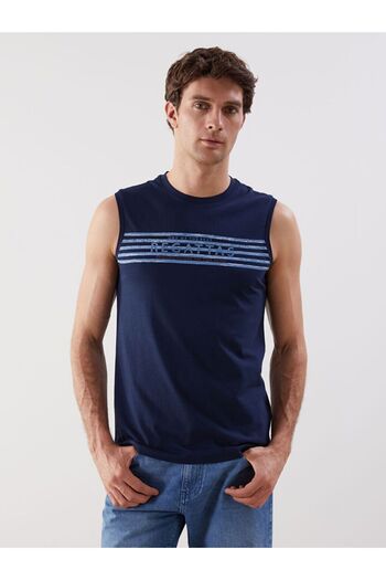 LC Waikiki LCWAIKIKI Classic Crew Neck Printed Men's Sleeveless T-Shirt