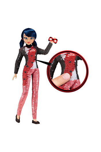 Playmate Miraculous Fashion Flip Ladybug doll in Marinette