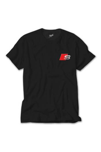 Z zepplin Audi S Line Logo Black T-Shirt