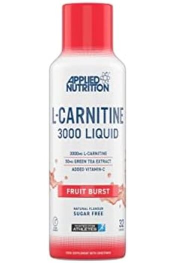 applied nutrition L-Carnitine Liquid 3000 with Green Tea - Fruit Burst Flavor, 495ml