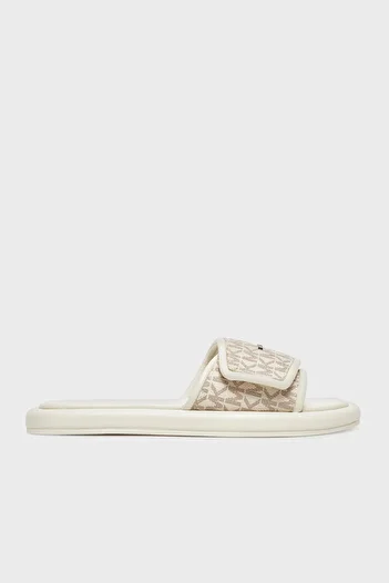 Michael Kors شباشب بشعار مع حزام قابل للتعديل 40S5SKFA1B150 شبشب 40S5SKFA1B 150