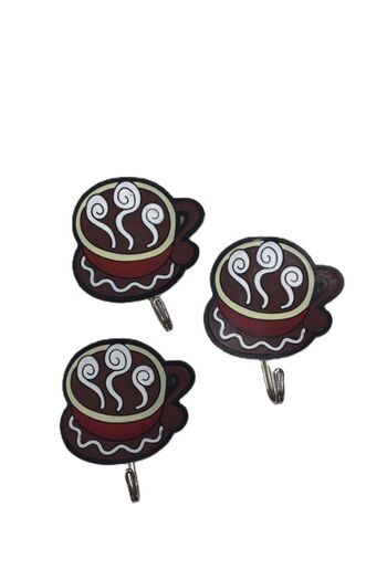 BGA Colorful Decorative Wall Hanger Bathroom Kitchen Towel Clothes Key Holder Hanger Fun Designs