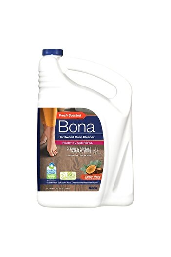 Generic BONA Cedar Wood Scented Ready-To-Use Hardwood Floor Cleaner Refill 3.78 Liter WM700018199