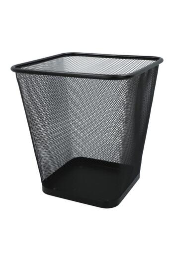 Generic EKO Meshed Elegant and Modern Design Square Trash Can Black 15 Liter
