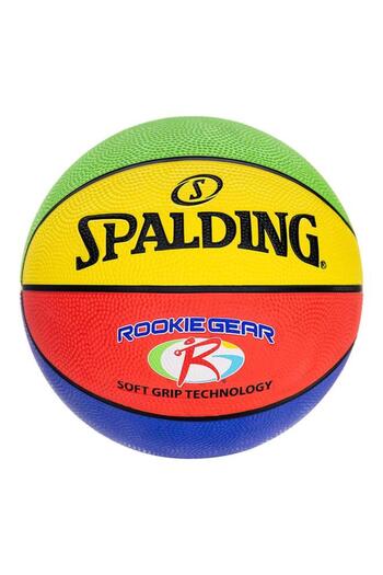 Generic SPALDING Sturdy Rookie Gear Soft Firm Grip Technology Basketball Multicolor 27.5inch 71144