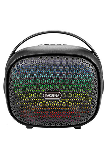 REDz Accessories Portable Speaker KK-6102, 1500mAh Battery, Bluetooth 5.3, 8W Power, Black