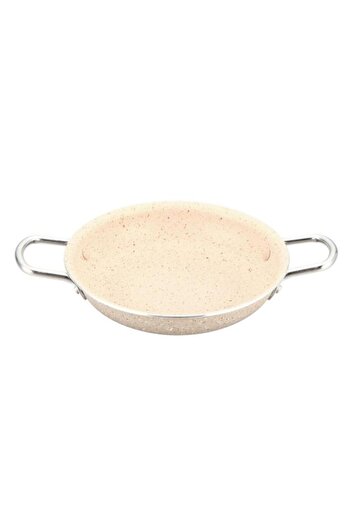 Generic PARFAIT Ergonomic Handle Comfortable Grip Non-Stick Frying Pan Cream 14cm MPPM-14
