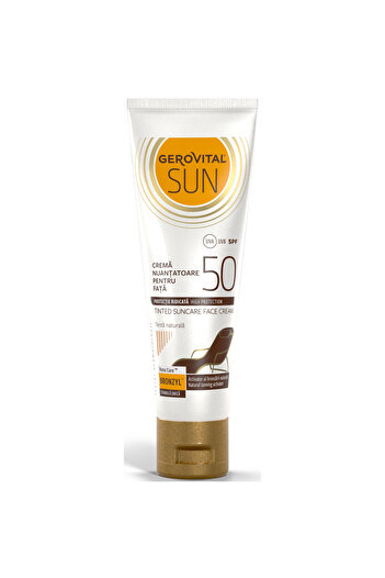 GEROVITAL Gerovital Sun tinted face cream, SPF 50, 50 ml