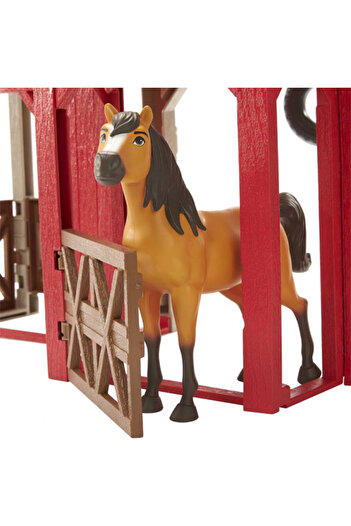 mattel Spirit Playset, Stable with Swing and 10 Accessories