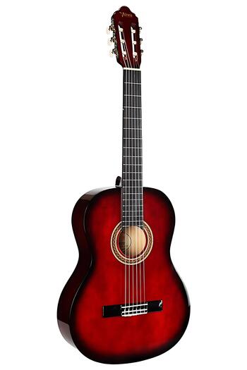 VALENCIA VC104RDS, classical guitar, 4/4 size, red sunburst finish