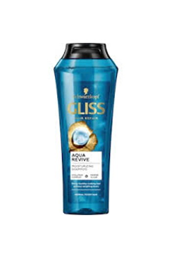 Gliss Sampon cu alge marine si complex de Hyaluron Gliss Aqua Revive pentru par normal sau uscat, 250 ml