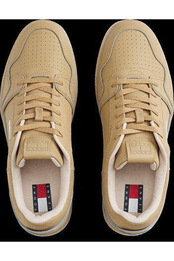 Tommy Hilfiger Tommy Hilfiger Men Relic Tan Retro Basket Low Top Sneakers