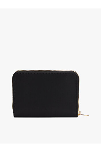 Tommy Hilfiger Women Black Icon Med Nylon Zip Around Wallet