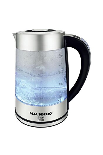 Hausberg Glass kettle with digital display HB-3625, power 1800W, 2L, LED, automatic shut-off