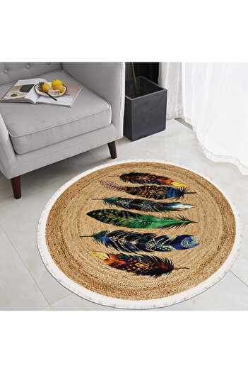 OEM Round non-slip rug, 100x100 cm, COR012