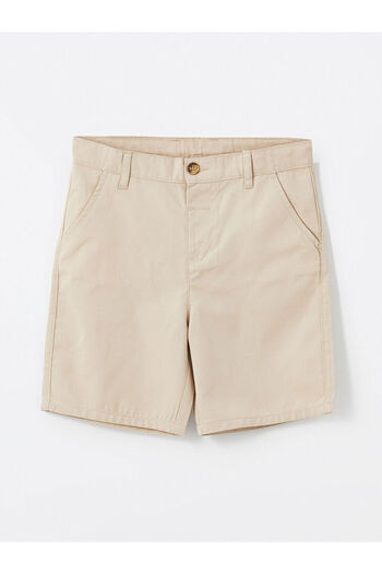 LC Waikiki Create Your Style with Uzg Store |   Elastic Waist Gabardine Boys' Shorts