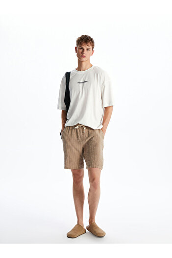LC Waikiki Comfortable Fit Muslin Men's Shorts