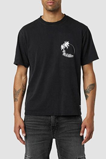 Hudson VINTAGE T-SHIRT - - BLACK, M