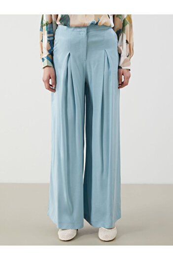 LC Waikiki Loose Fit Wide Leg Women's Pleated Pants