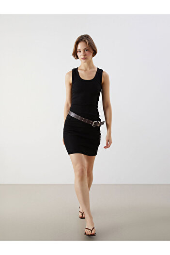 LC Waikiki U Neck Bodycon Dress