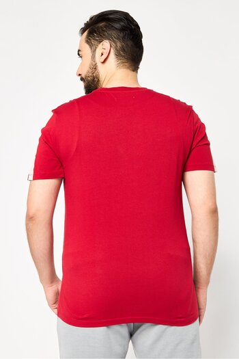 Scuderia Ferrari Men Sportswear Fit Short Sleeve Training T-Shirt, Red