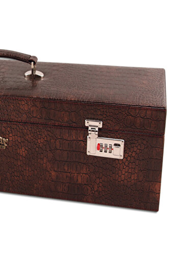 Star Oyun Aletleri Star Wooden Elite Leather Okey Set (Refreshed Luxury Leather Bag)