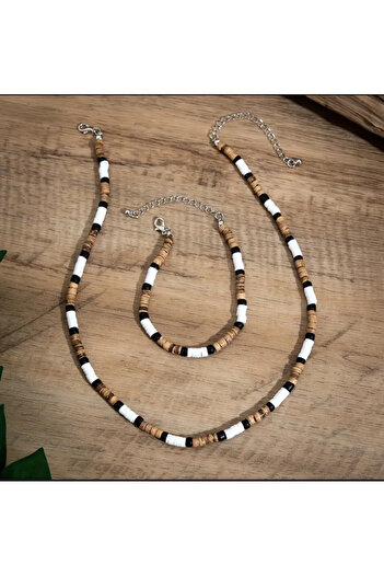 JORG ZENN Jz3279 Jorg Zenn Men's Necklace and Bracelet Set