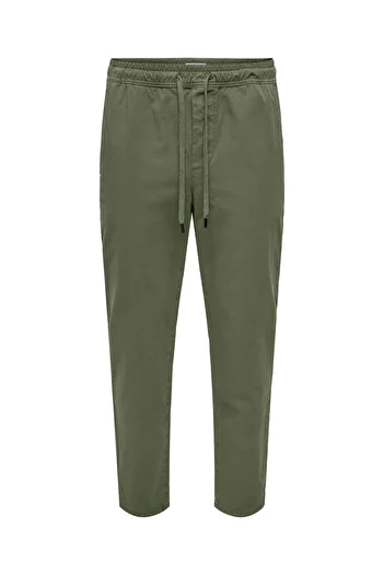 Only & Sons Onslinus Taper 0183 Pant Noos Men's Green Trousers - 22029765