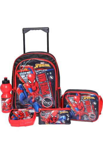 Marvel Spider-Man 5-in-1 Value Set Trolley Bag with Accessory