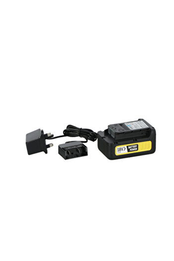 Karcher 18V 2-Battery Lightweight and Ergonomic Design Cordless Leaf Blower with Detachable Nozzle Yellow