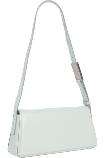 Calvin Klein Women Sky Gray Belted Small Shoulder Bag