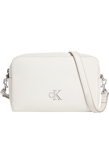 Calvin Klein Calvin Klein Women Silver Birch Minimal Monogram Camera Bag