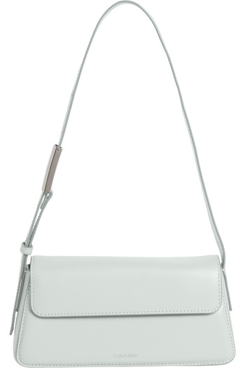 Calvin Klein Women Sky Gray Belted Small Shoulder Bag