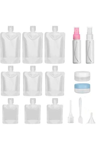 miraza Set 16 Recipiente Calatorie, Rezistente la Scurgeri, Organizare Produse cosmetice