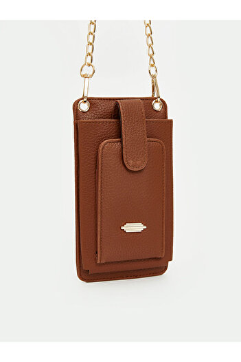 LC Waikiki Quality Parts from Celebi Store |   Leather Look Women's Wallet with Chain Strap