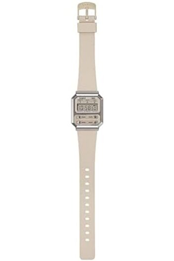 Casio Retro Vintage Unisex Wristwatch - Quartz Casual Rubber White Band Resin Case Digital White Dia