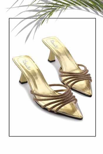 Bambi Gold Women's Slippers K04026200487
