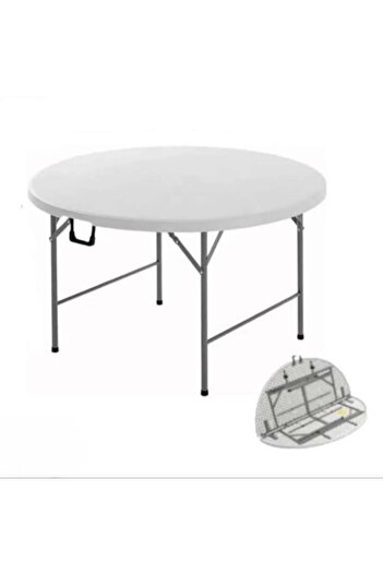 Kitchen Zone 122cm ZONE HQ-ZY122 Foldable Fiber Table for Easy Carrying and Storage