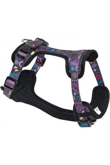 Astorpet dog harness, polyester/metal, multicolor, S