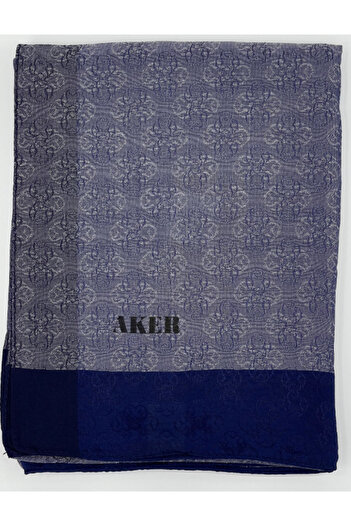 Aker Monogram Jacquard Shawl