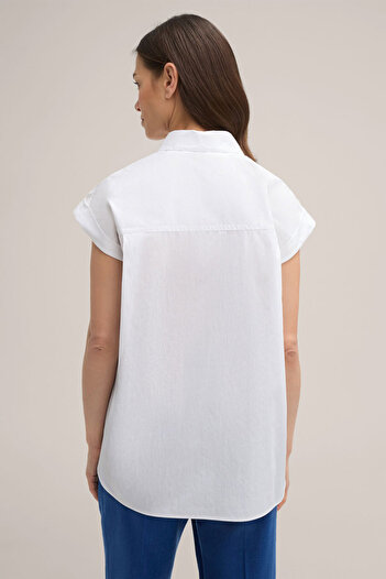 Windsor DB 5H BLOUSE - 34, WHITE