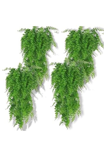 HOZRO Set of 4 Ferns, HOZRO, Artificial, 70 cm, Green