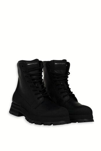 ALEXANDER MCQUEEN BOOTS - 40, BLACK