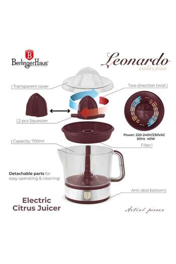 Berlinger Haus Leonardo Collection electric citrus press
