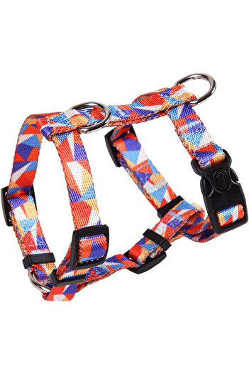 Astorpet dog harness, polyester/metal, multicolor, L