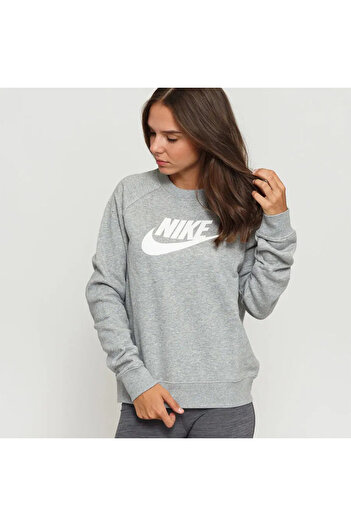 Nike Sportswear Essential Women's Gray Round Neck Sweatshirt