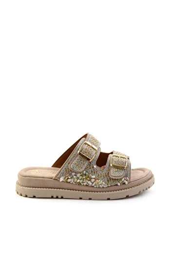 Bambi Beige Women's Slippers K04156069087