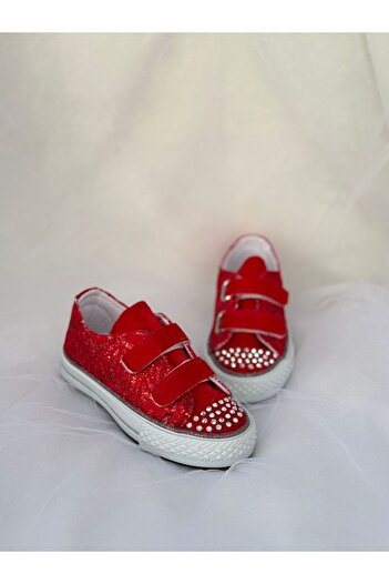 Görkem bebe ayakkabı ve tekstil Girl's Velvet Convers (22-30 Lights, 31-35 Lights)