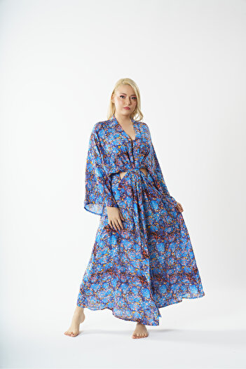 Louren Window Detail Kimono Pareo